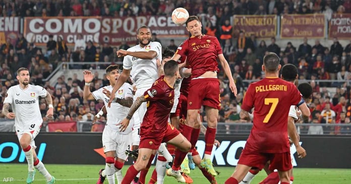 Roma snatched a tough win over Leverkusen in the European League semi-finals


