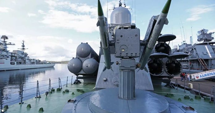 Russia's trump card.. The Black Sea Fleet includes the frigate 