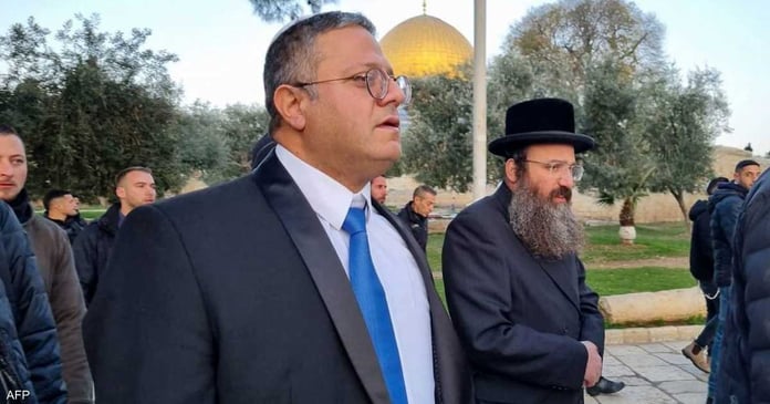 Video.. Israel's National Security Minister Storms Al-Aqsa Mosque

