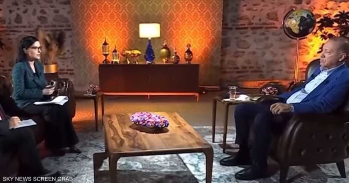 In the video, Erdogan falls asleep during a live TV interview

