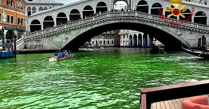  After the discoloration of the waters of Venice.  What are the 