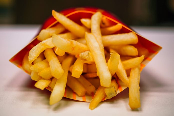 Eating french fries is said to increase the risk of depression and anxiety

