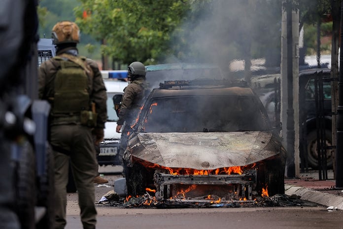 Following clashes between Kosovo Police special forces and Serbs, ten people were injured KXan 36 Daily News

