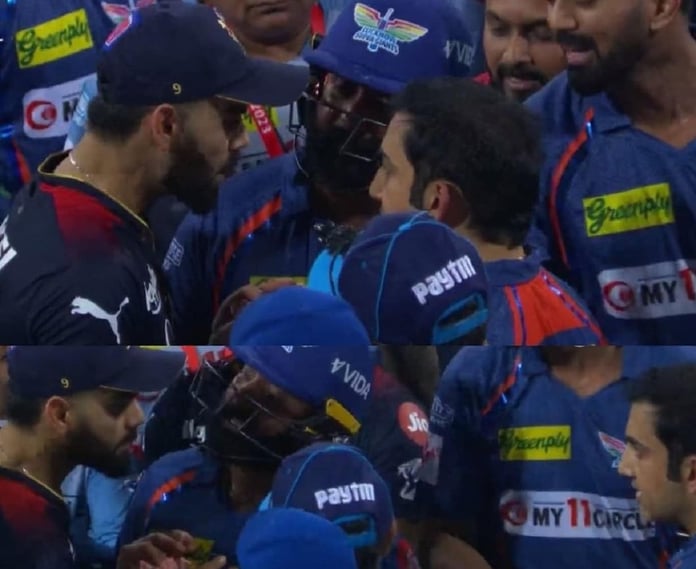Heated verbal war between Kohli and Gambhir, many players had to come to the rescue, watch video
