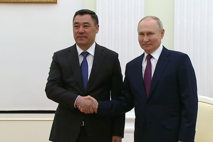 In a meeting with Zhaparov, Putin recalled the contribution of the Kyrgyz people to the victory of World War II

