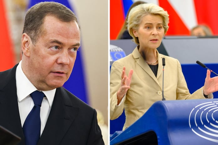 Medvedev called von der Leyen a gynecologist posing as EU chief


