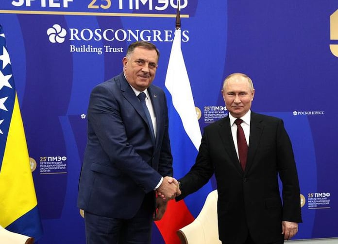 President Dodik justified Russia's actions in Ukraine

