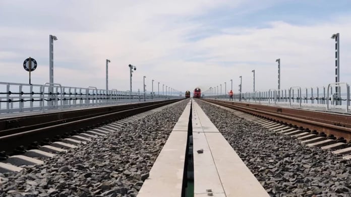 Rail traffic on the Crimean Bridge was fully restored 7 months after the explosion

