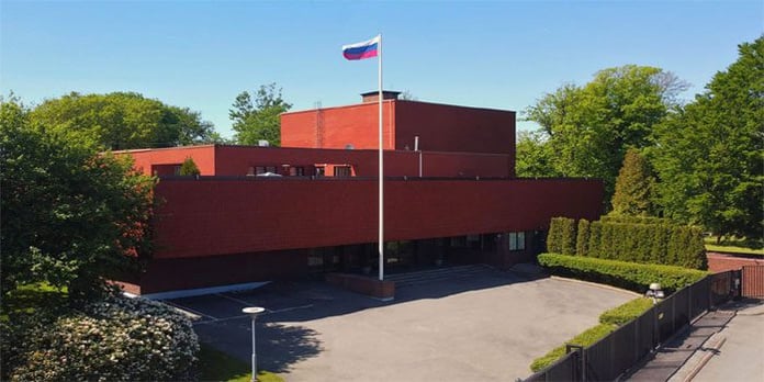 Russia expels 5 diplomats working in Sweden Embassy
