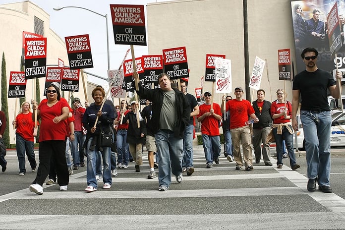 Screenwriters' strike begins in Hollywood - Reuters

