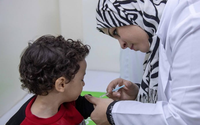 UNICEF donated 55 thousand measles vaccines to Libya