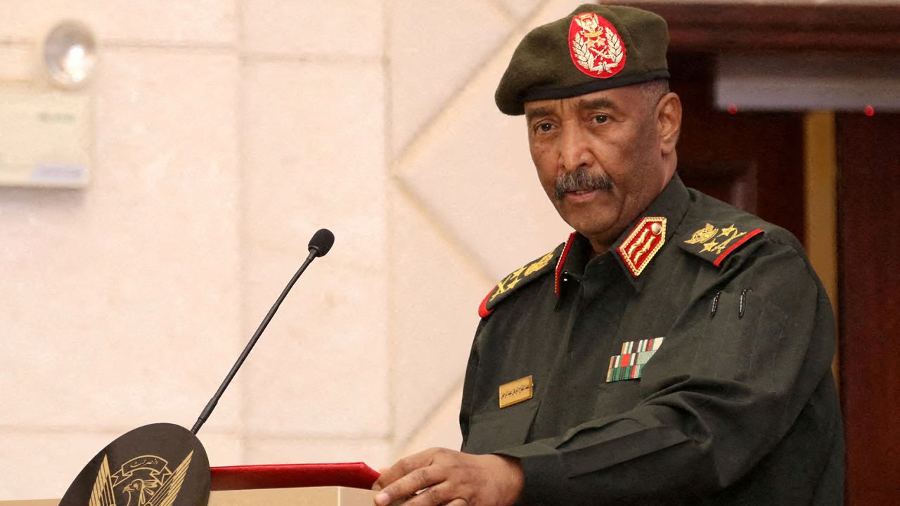 Sudan's military leader General Abdel Fattah al-Burhan in Khartoum on December