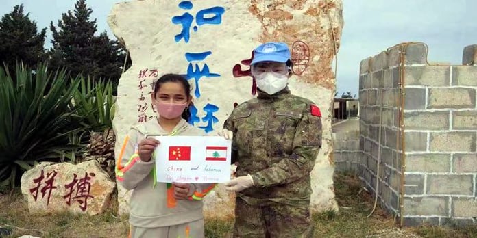 Chinese female peacekeeper Tai Changxin on the battlefield of peacekeeping
