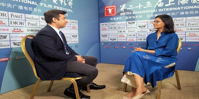 Indian filmmaker Nandita Das discusses India-China film collaboration

