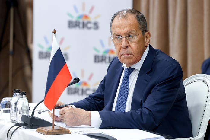 Lavrov at BRICS foreign ministers' meeting: South and East suffer from hegemony displays - Reuters

