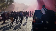Riots injure 26 policemen at festival in Germany
