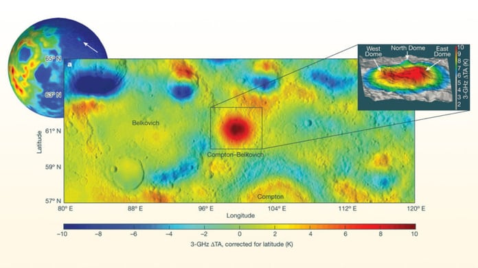 Scientists intrigued by the discovery of huge granite deposits on the Moon

