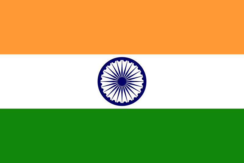 Indian flag designed by Surayya Tyabji