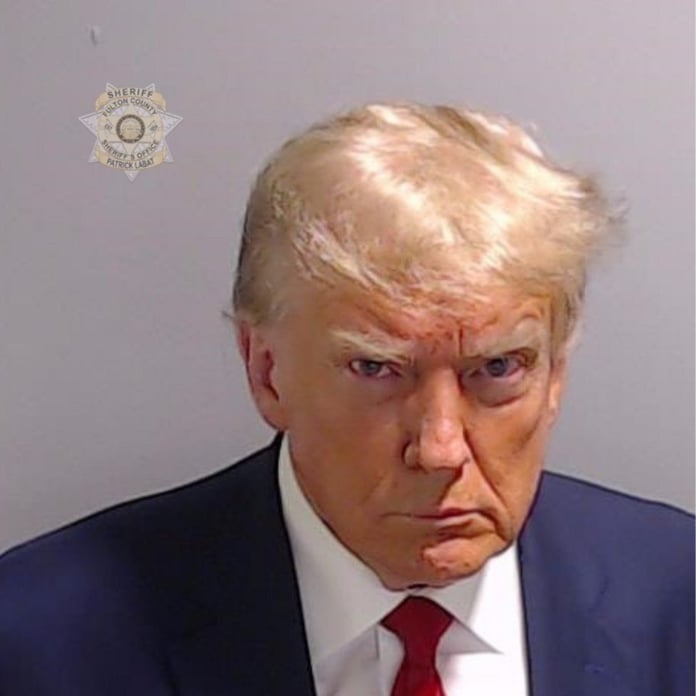 Former President Donald Trump mugshot