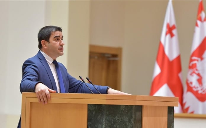 Speaker of the Georgian Parliament Shalva Papuashvili
